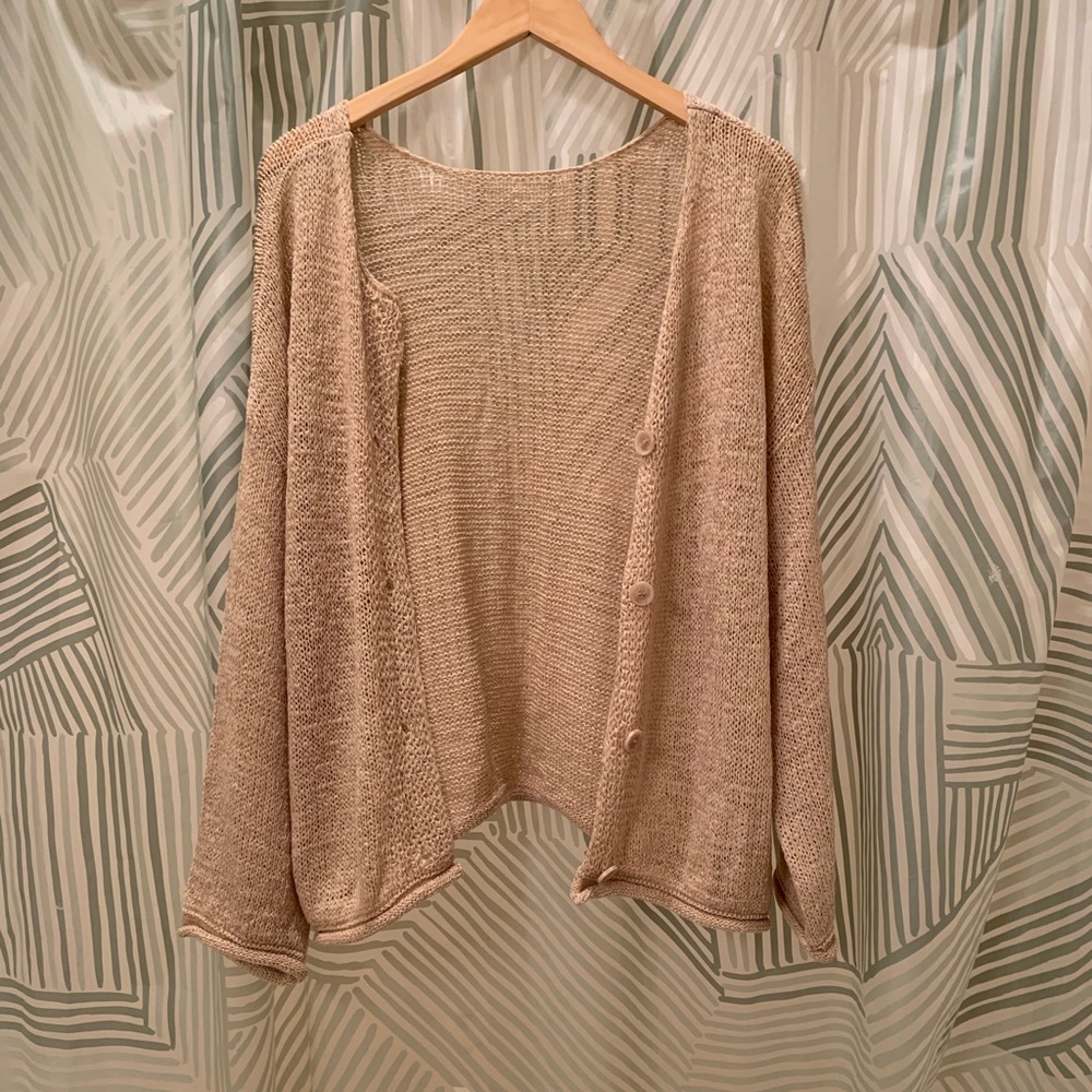Button Down Lightweight Cardigan - Picture 3 of 4